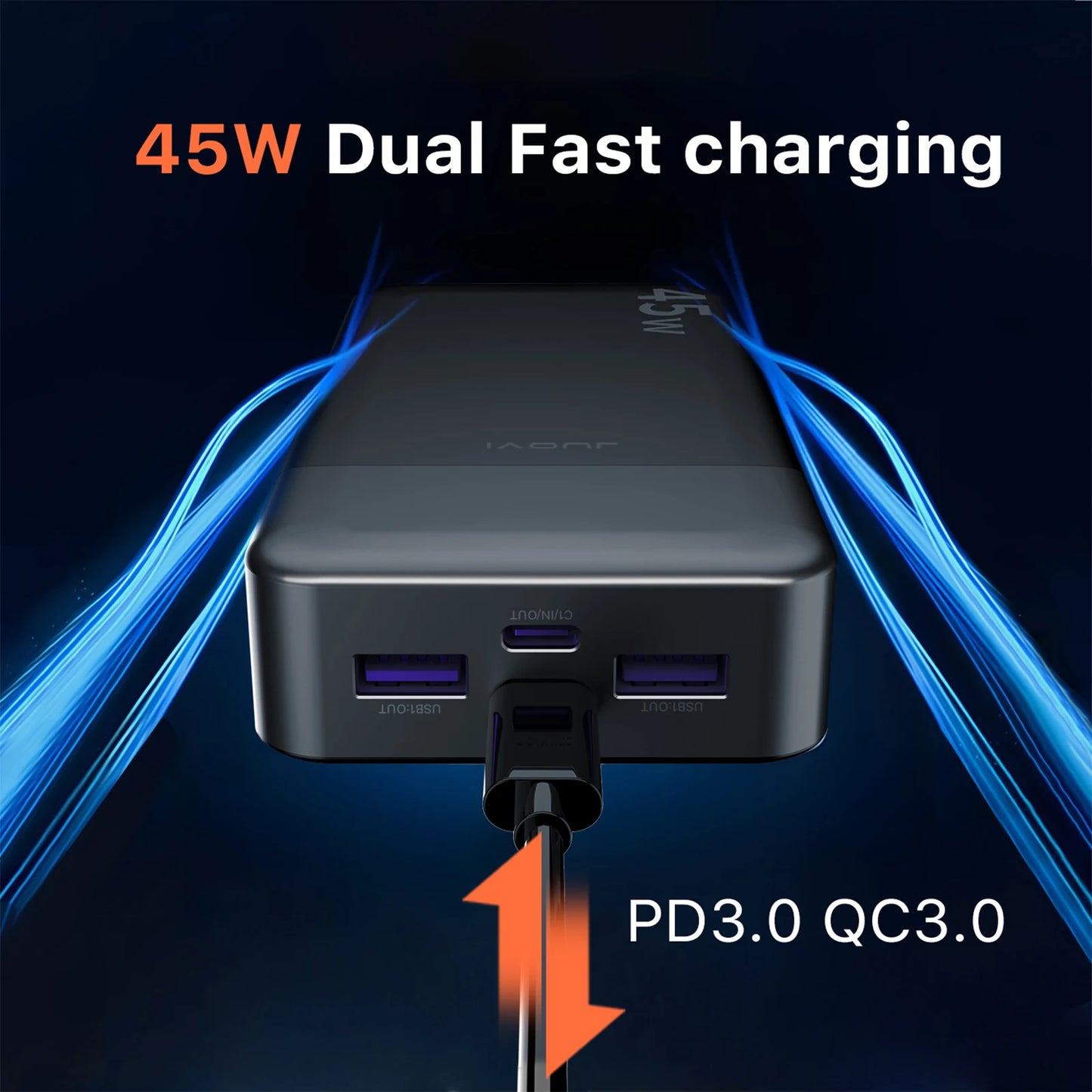 Fast Charging Power Bank 20000mAh 45W With LED Display