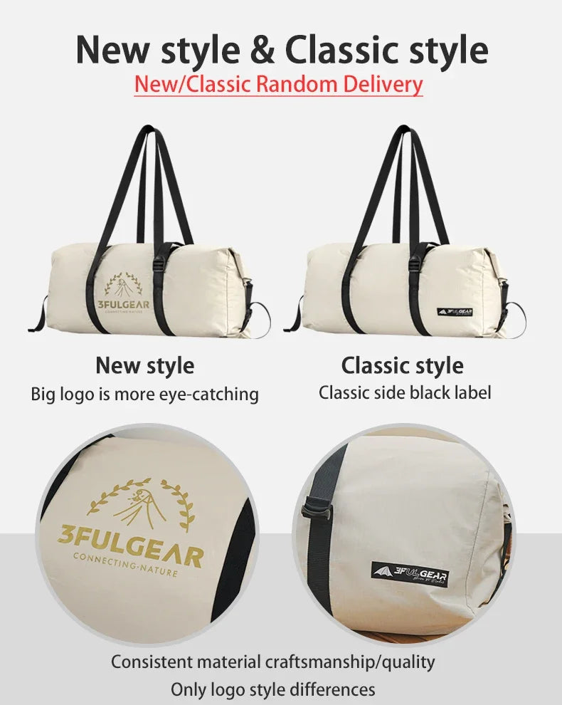 Outdoor Camping Storage Duffel Bag 210D Oxford Waterproof Large Capacity