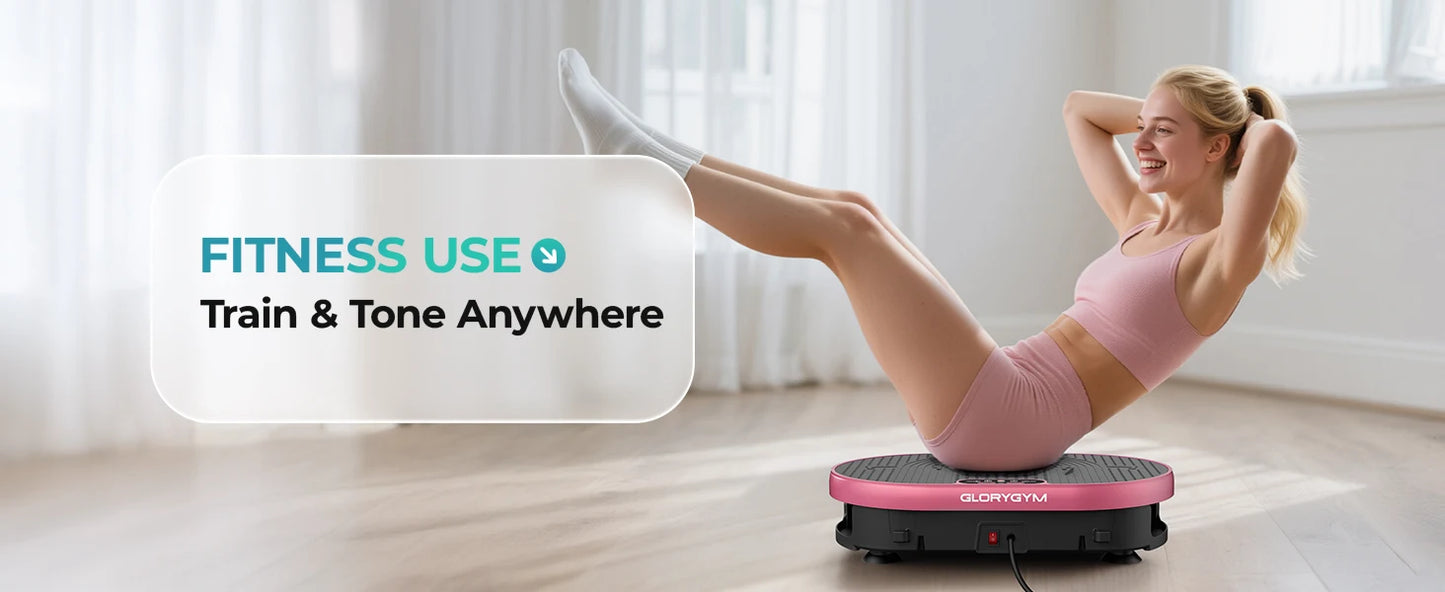 HTM Vibration Plate With Remote Control 120 Speed Levels