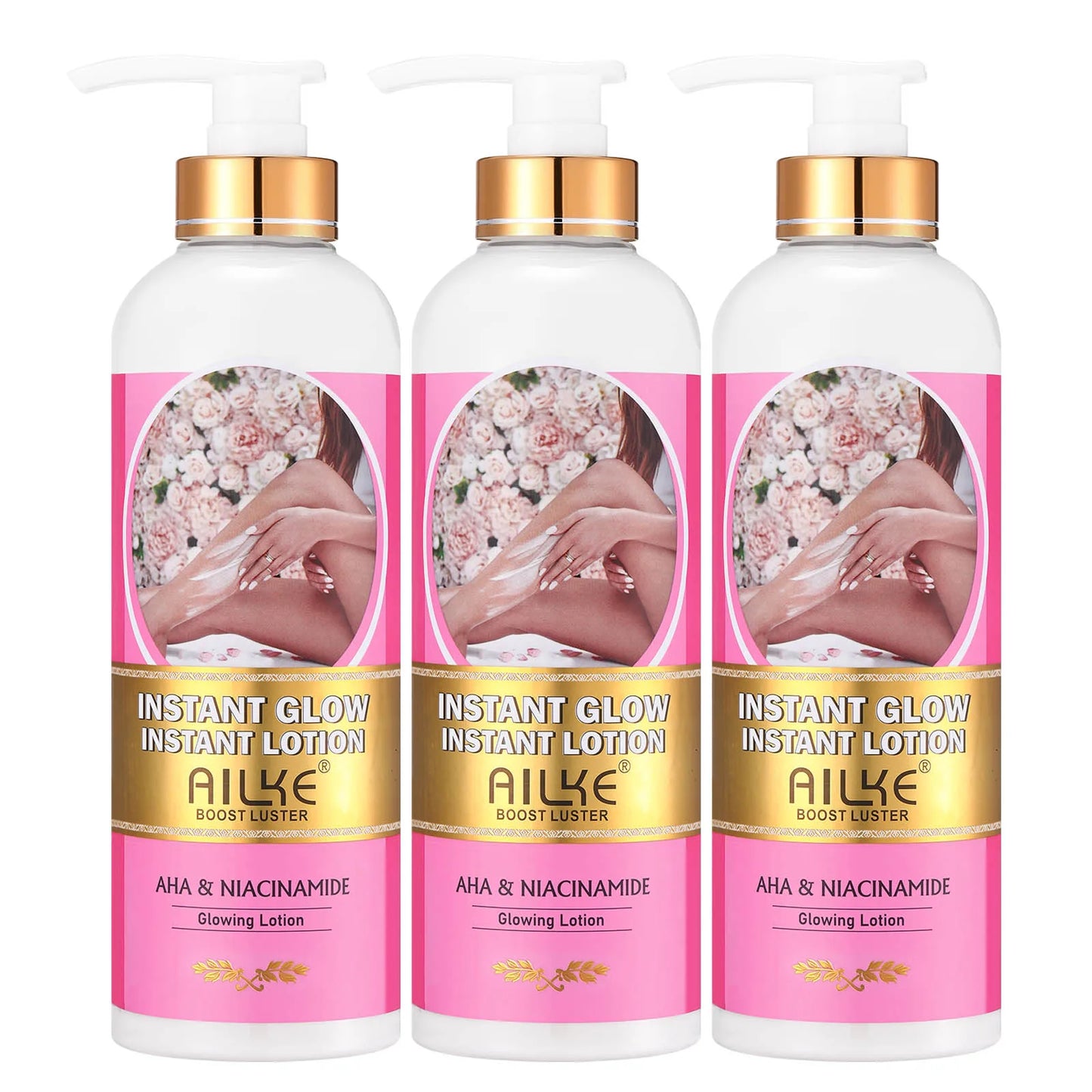AILKE Skin Glowing Body Lotion Niacinamide Brightening Moisturizing Cream
