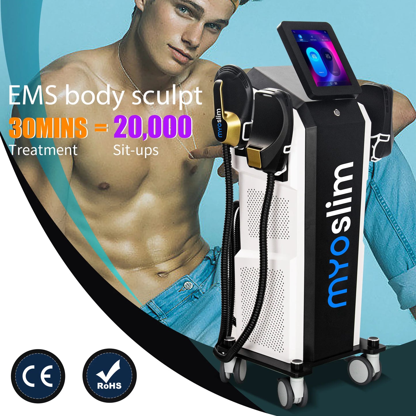 TAIXL Myoslim Neo RF Body Shaper EMS 6500W High Frequency