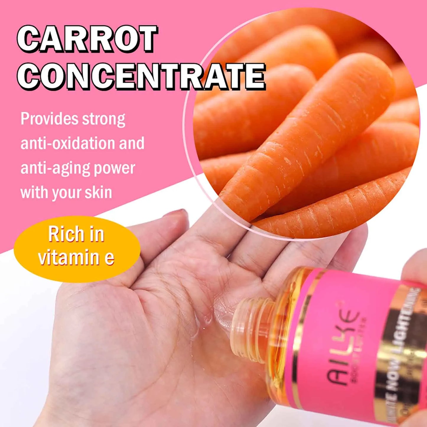AILKE Skin Glowing Body Lotion Niacinamide Brightening Moisturizing Cream