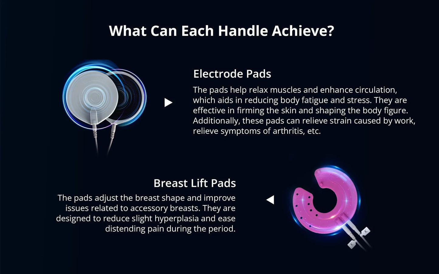 MYCHWAY EMS Muscle Stimulator For Hips Arms Abdomen