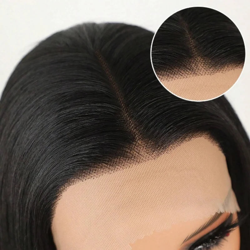 Fiumer HD Transparent Lace Front Wigs 13x4 Remy Brazilian Human Hair Baby Hair Swiss Lace Natural Parting
