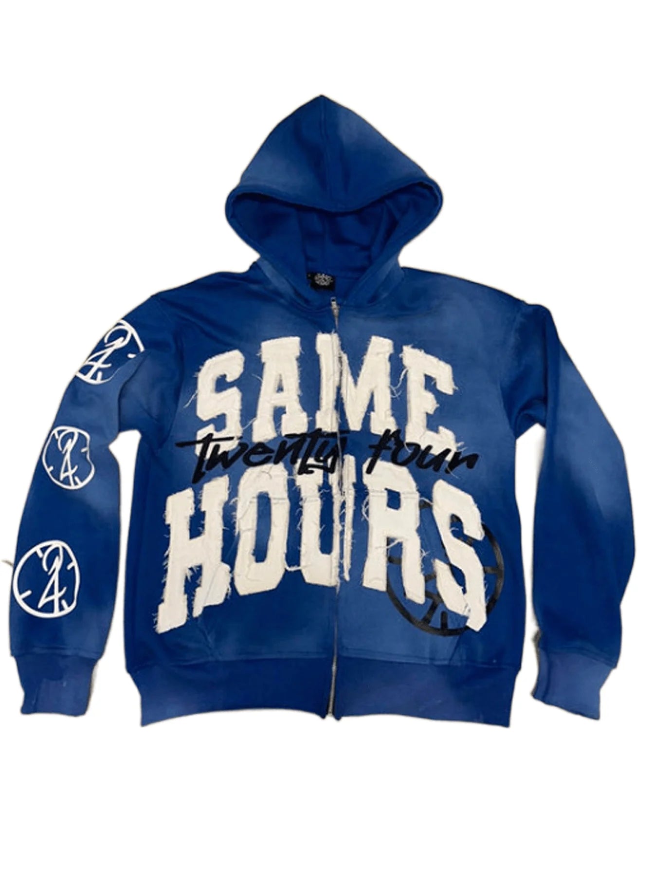 Graphic Zip Up Hoodie Streetwear Sweatshirt Oversized Aesthetic