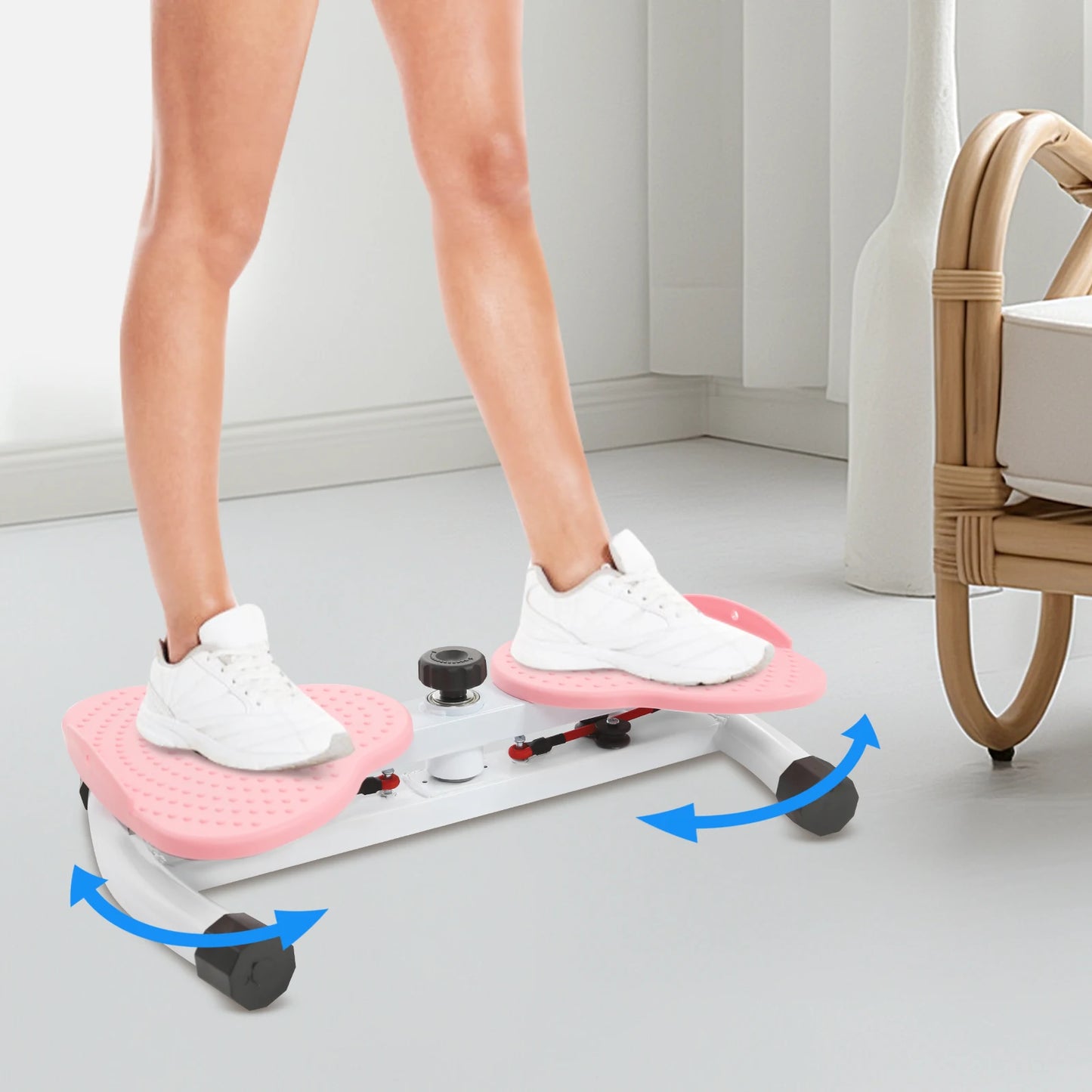 Waist Twister Exercise Machine With Resistance Bands 220LBS Capacity Ab Workout