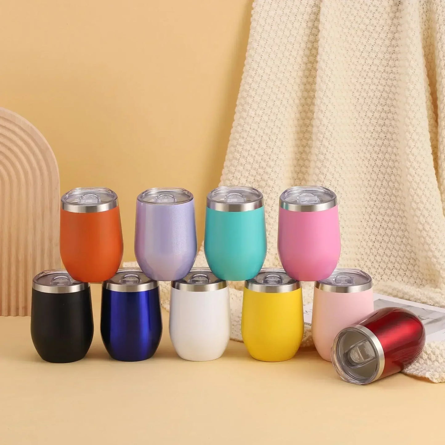 Insulated Stainless Steel Travel Tumbler With Double Wall Keeps Drinks Hot For 12 To 24 Hours 12 Oz Cap