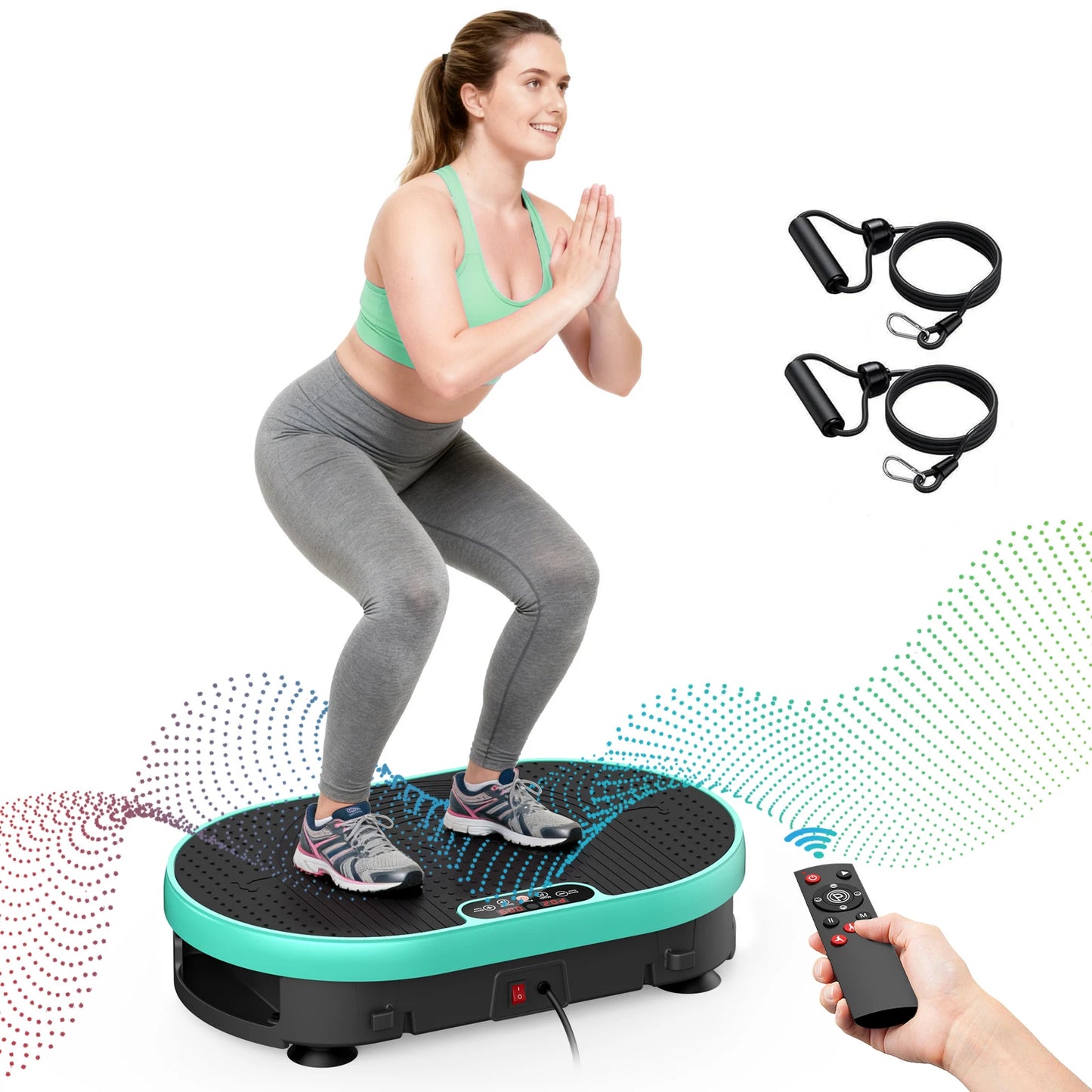 HTM Vibration Plate With Remote Control 120 Speed Levels