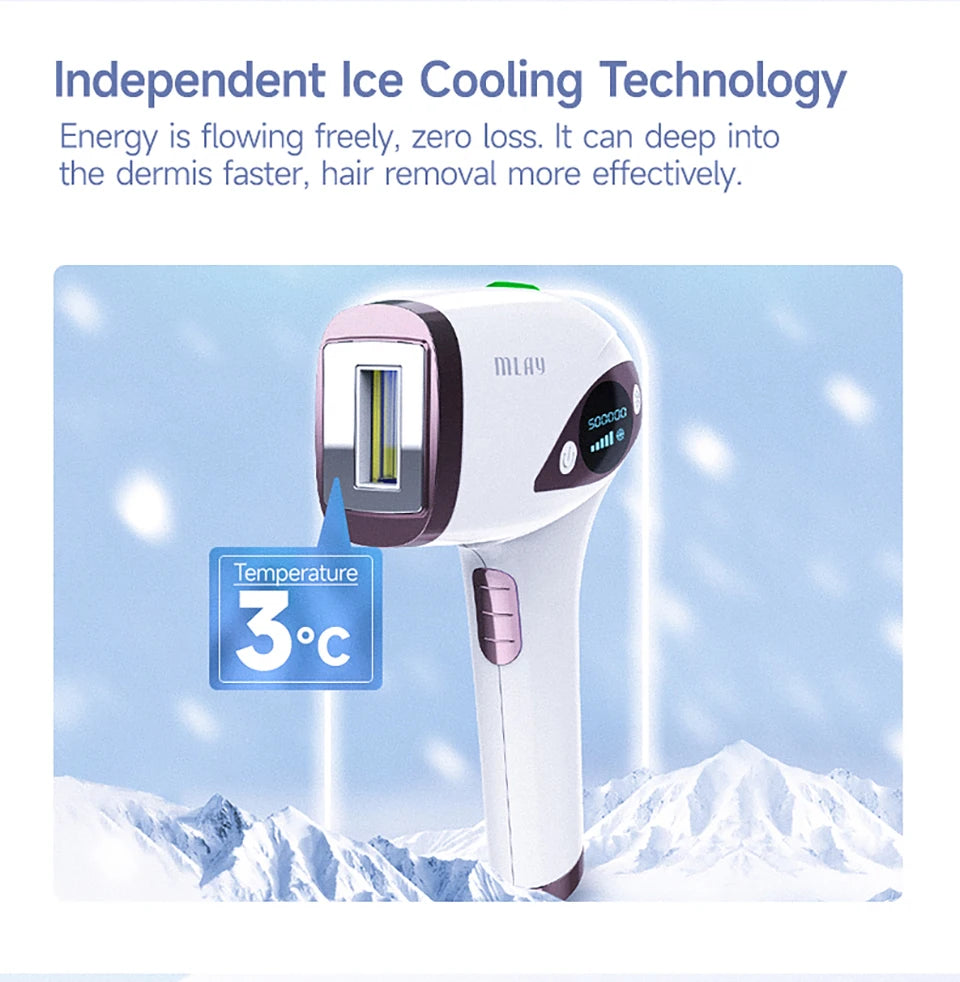 MLAY T4 IPL Laser Hair Removal Epilator For Home Use