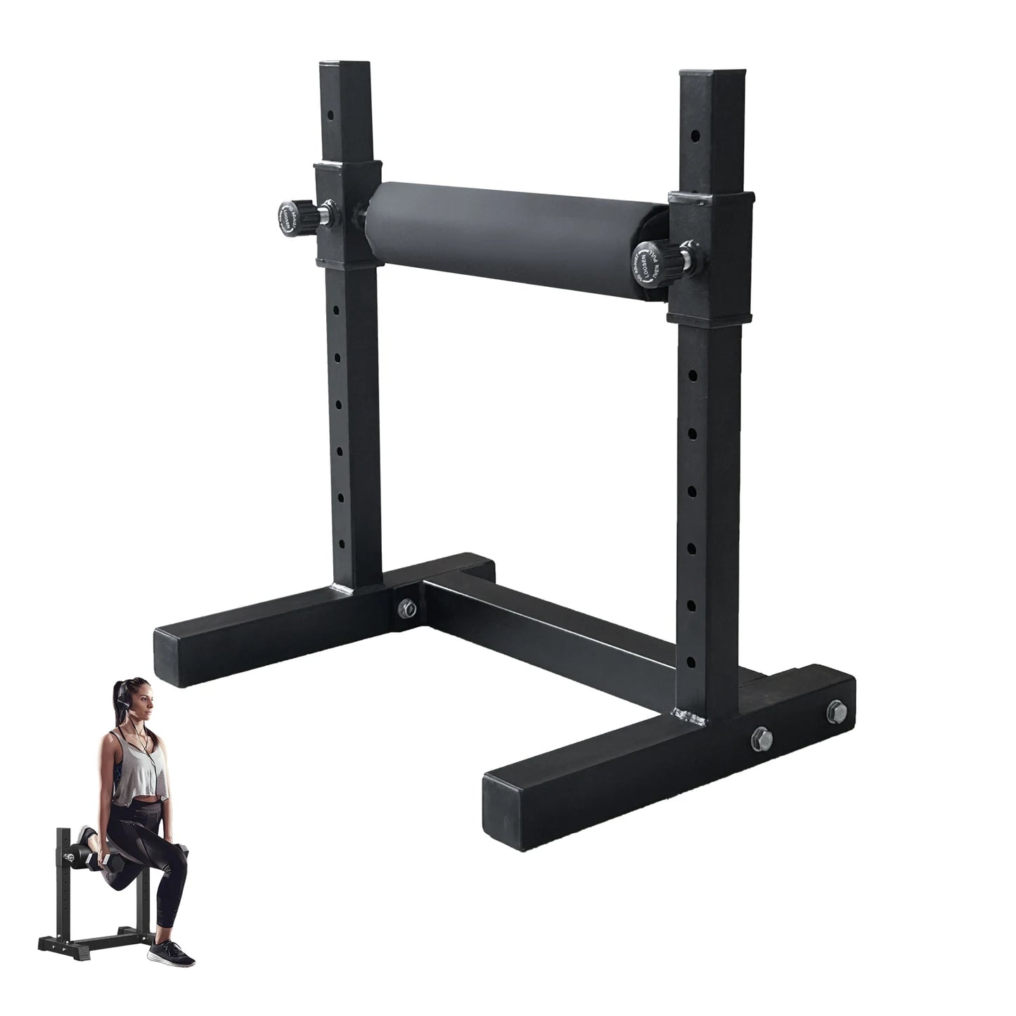 MARSAFIT Single Leg Squat Roller With Adjustable Height Stand