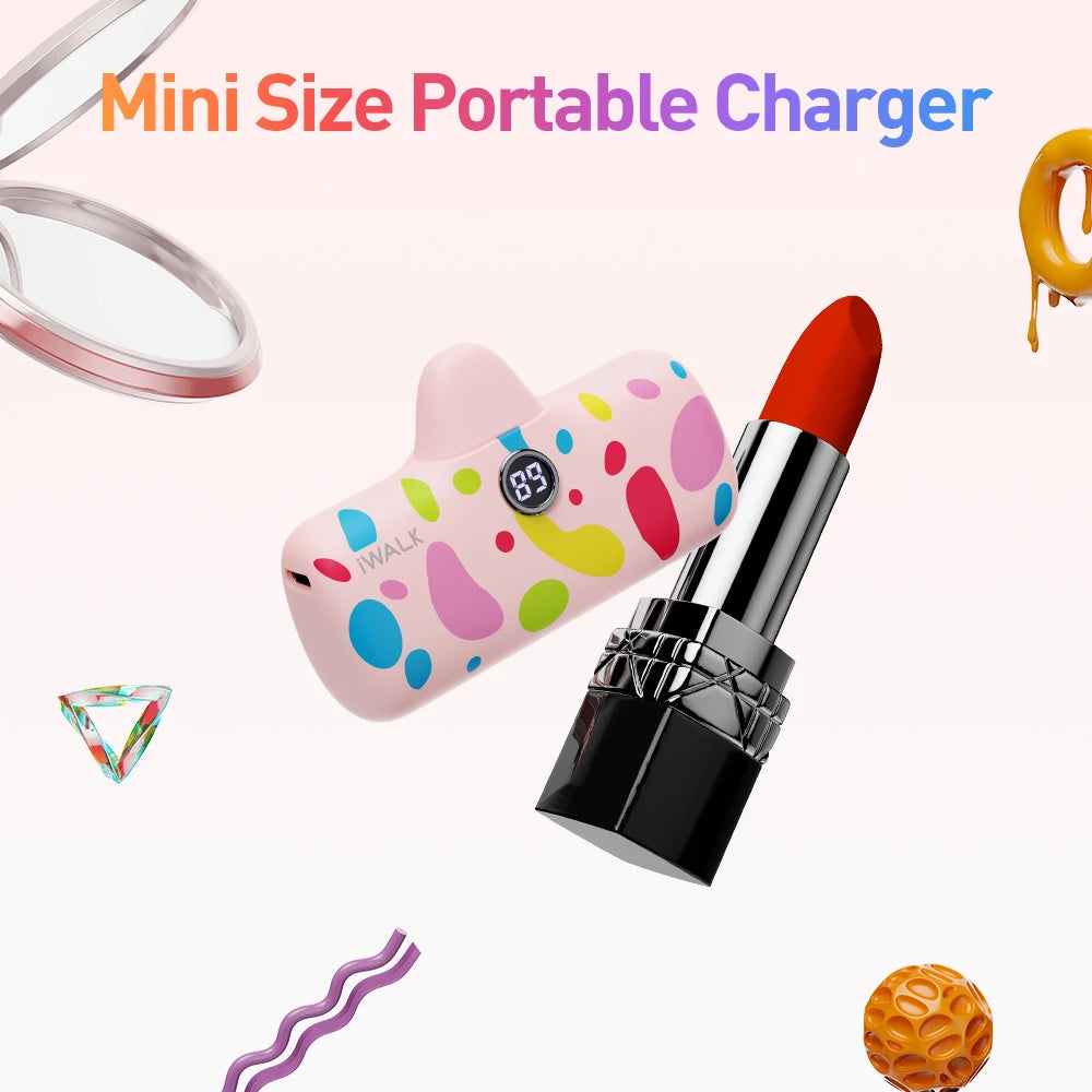 iWALK 4800mAh Mini Capsule Power Bank 20W Fast Charging