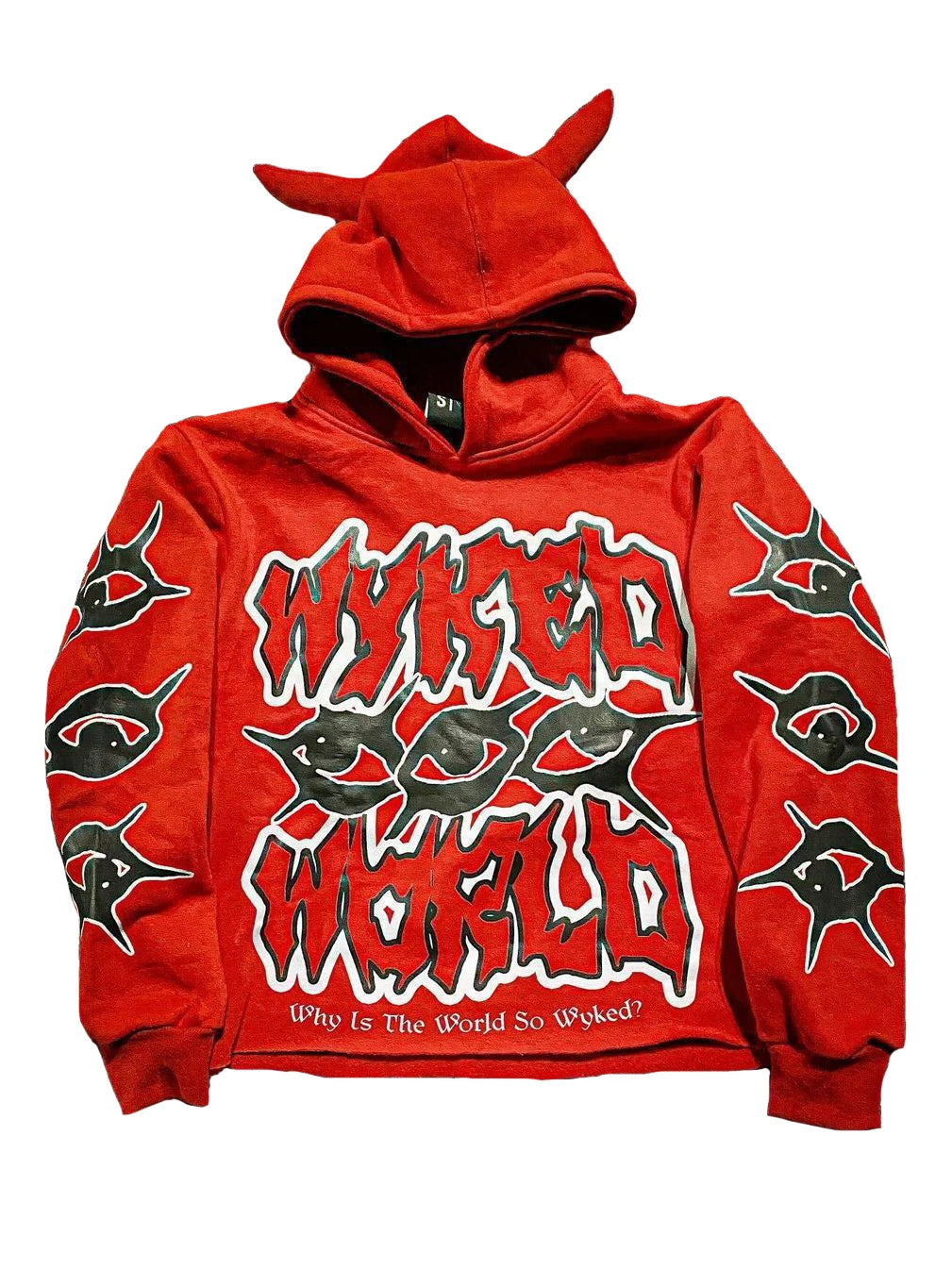 Street Gothic Hoodie Mens Hip Hop Style Hooded Sweatshirt