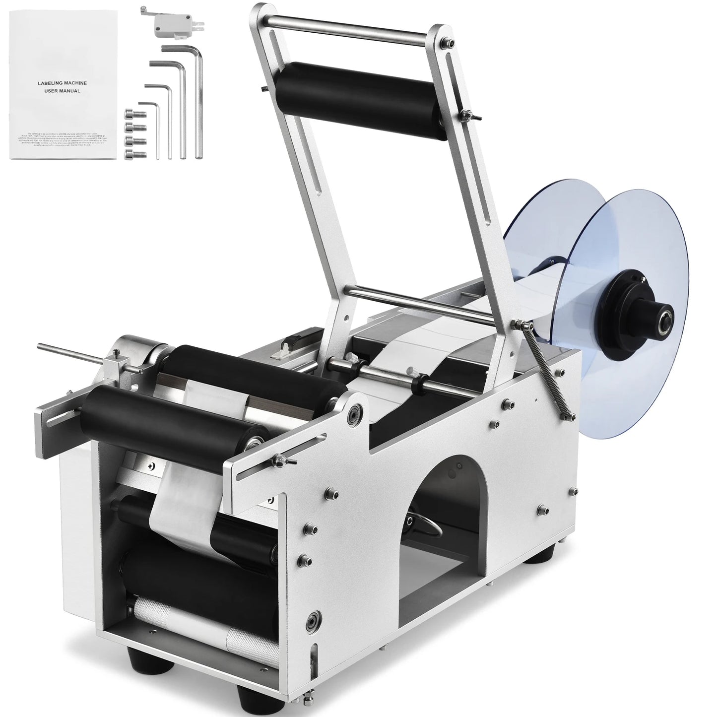 SucceBuy Semi Automatic Bottle Labeler Electric Label Applicator 20 to 50