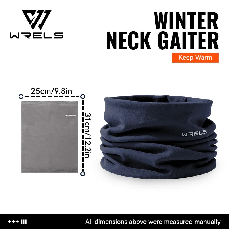 WRELS Winter Neck Gaiter Fleece Lined Windproof Face Warmer For Men And Women Outdoor Cold Weather Gear