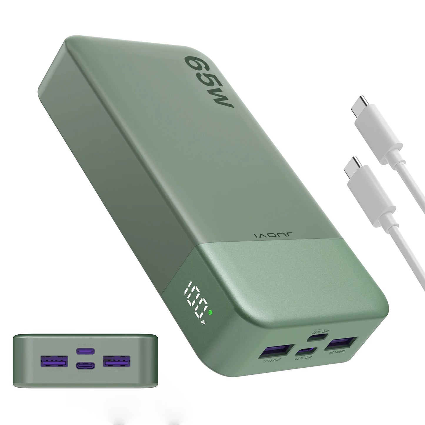 20000mAh 65W Laptop Power Bank PD3.0 Fast Charger for MacBook