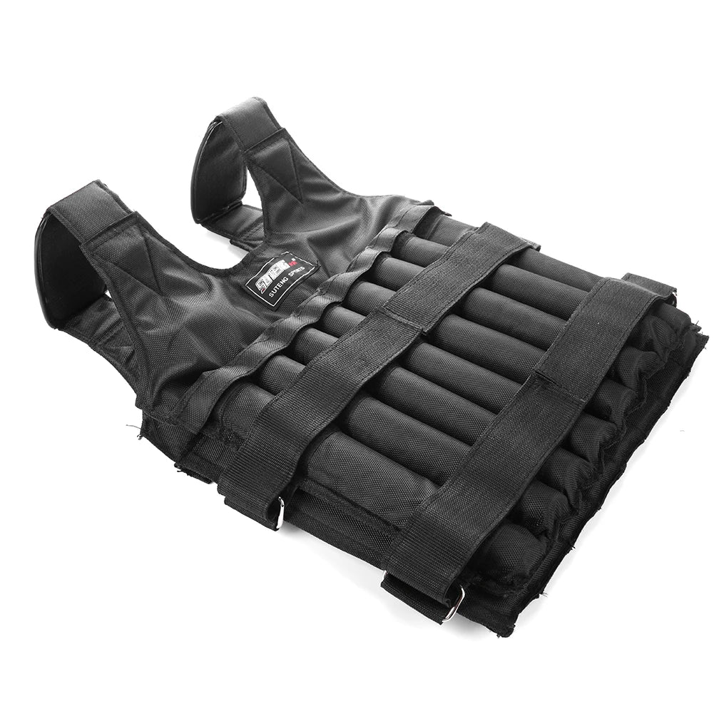 VKTECH Loading Weighted Vest Adjustable Sand Filled For Running And Training