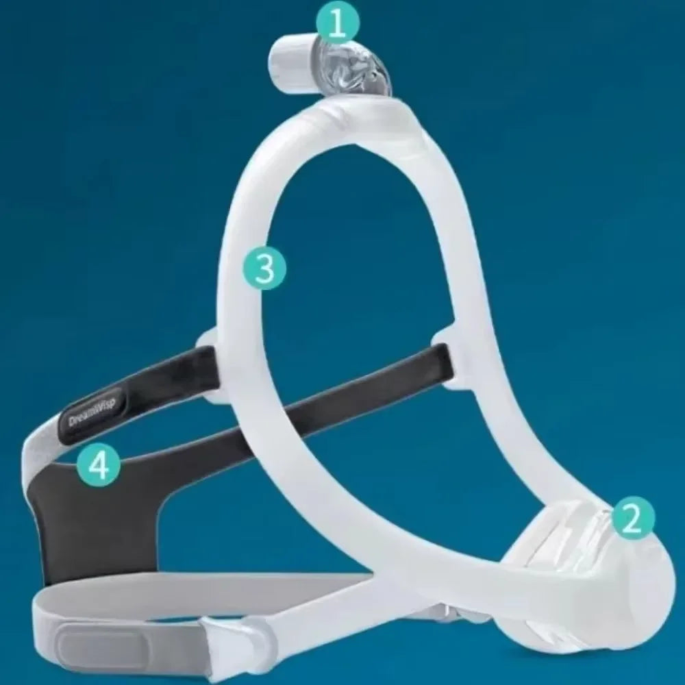 DreamWisp Nasal CPAP Mask With Headgear For Sleep Apnea