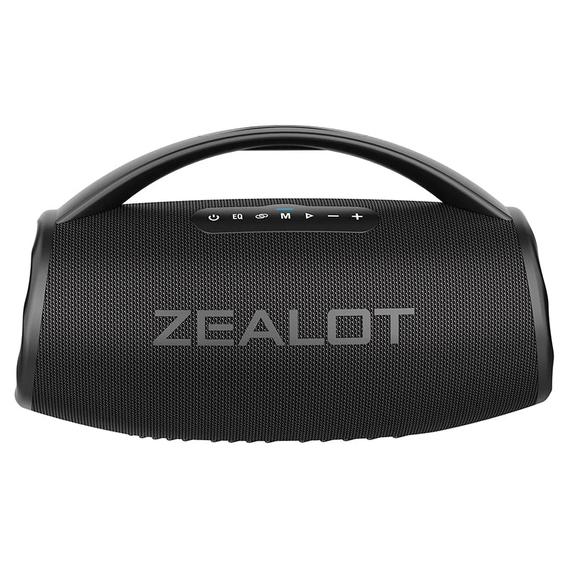 Zealot S97 80W Bluetooth Speaker Waterproof RGB Lights 360 Degree Stereo Immersive Bass 12 Hours Playback