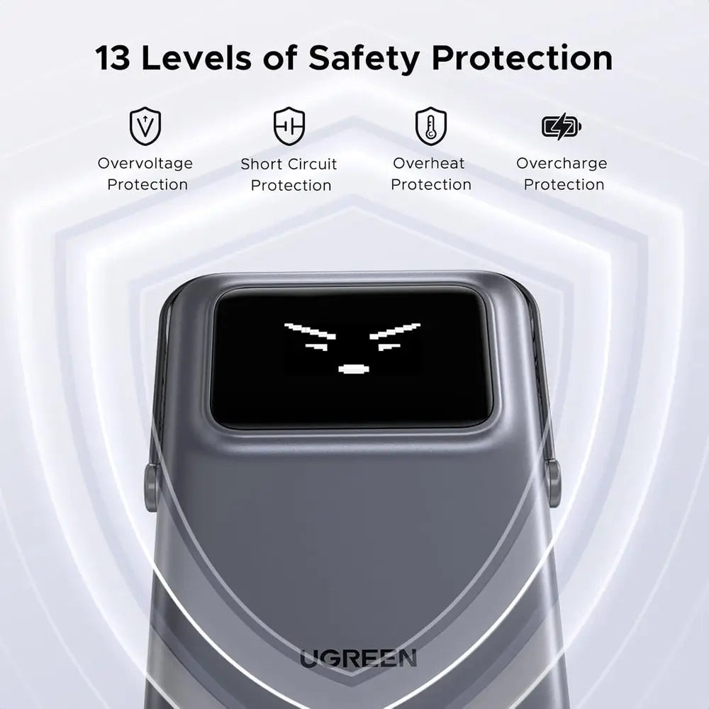10000mAh Qi Wireless Power Bank With 20W USBC PD Stand