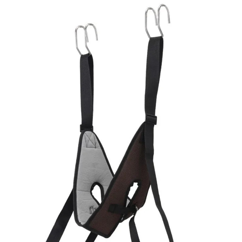Cervical Traction Neck Stretching Device With Suspension Belt For At Home Therapy And Posture Support