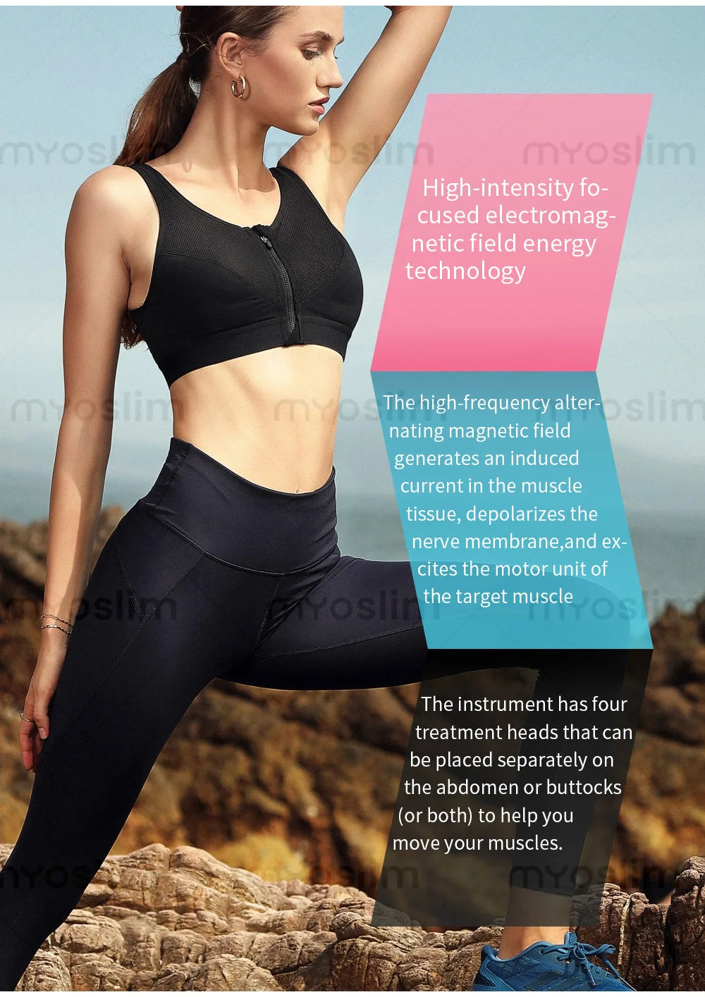 Myoslim EMS RF Machine Neo 15Tesla 6500W Sculpt Fat Reduction