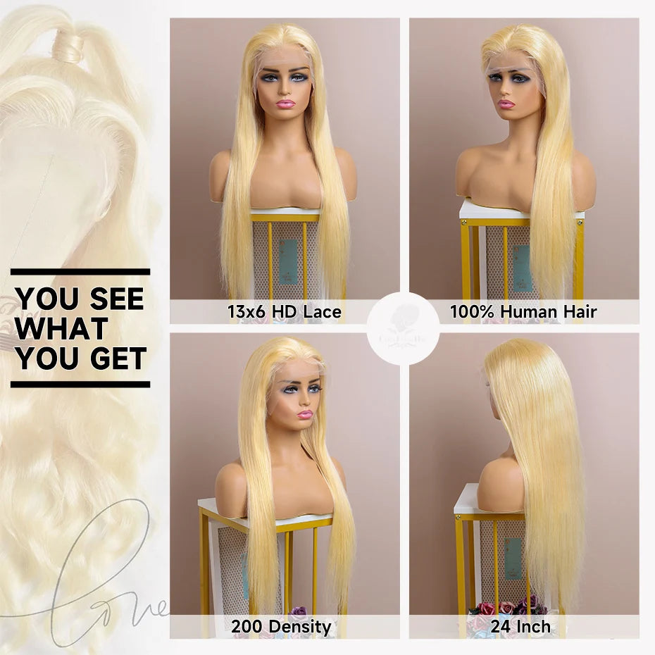 Lalabobo Brazilian Straight Lace Front Wig Remy Hair 180 Density 5x5 Glueless Frontal Lace Natural Hairline Swiss Lace
