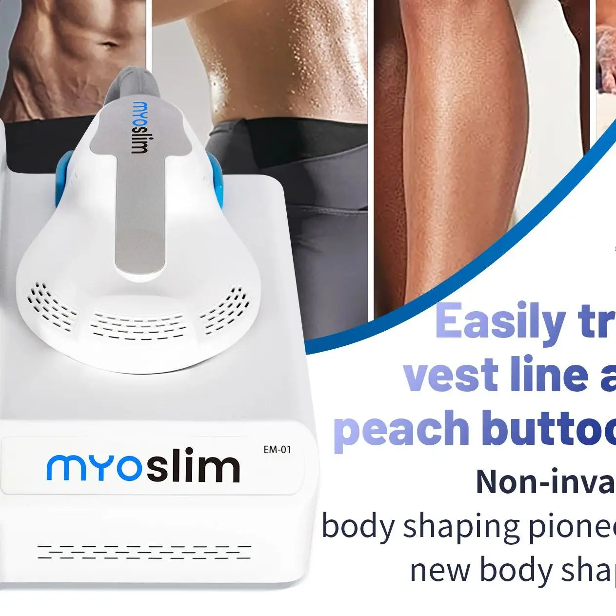 MYOSLIM 6500W EMS Muscle Builder And Fat Reducer Advanced Technology