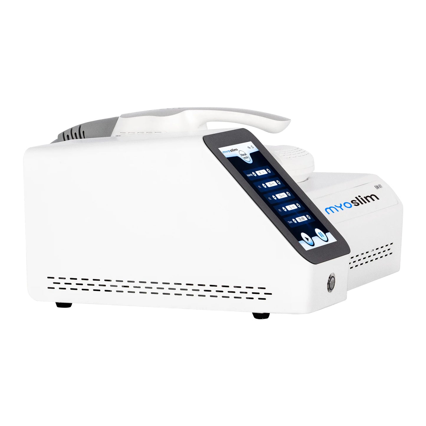 Myoslim Portable Electromagnetic Body Slimming Stimulator For Fat Reduction And Muscle Sculpting