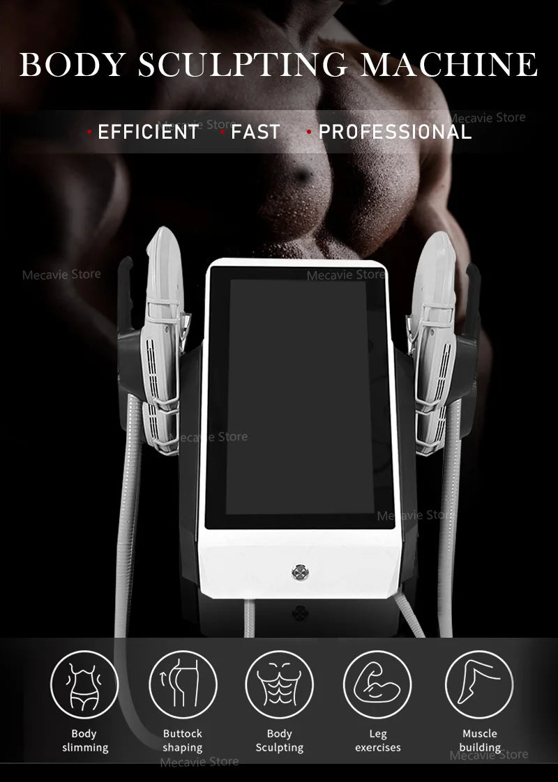 RF Body Contouring Machine Dual Handle Electromagnetic Weight Loss Device