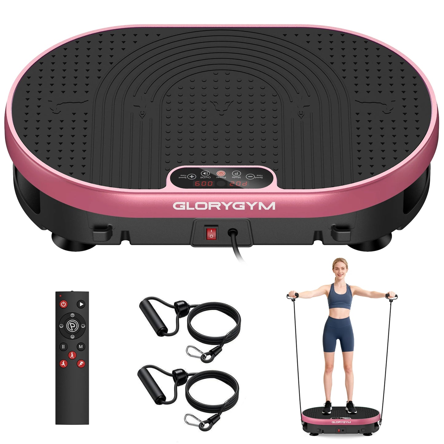 HTM Vibration Plate With Remote Control 120 Speed Levels