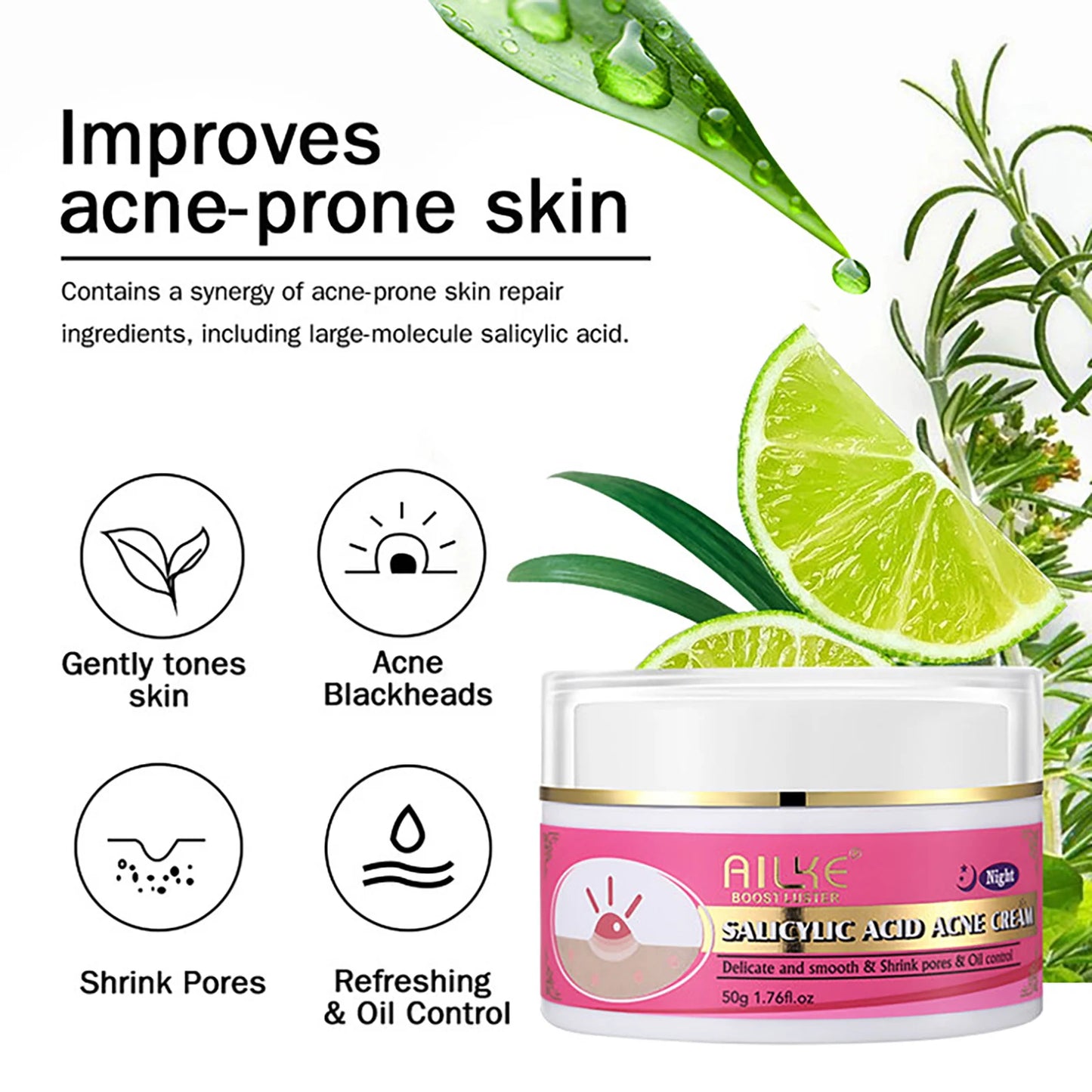 AILKE Skin Glowing Body Lotion Niacinamide Brightening Moisturizing Cream