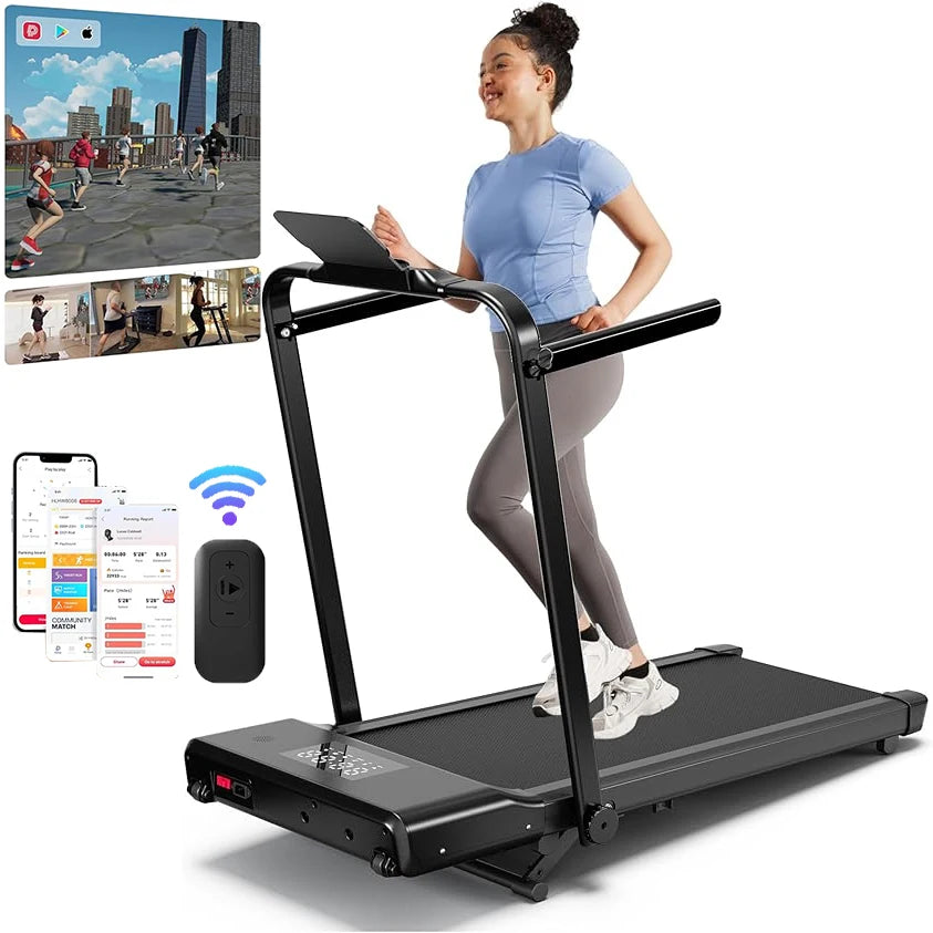 Nonedriving Walking Pad Treadmill With 9 Incline For Home Office Compact Quiet Walking Machine