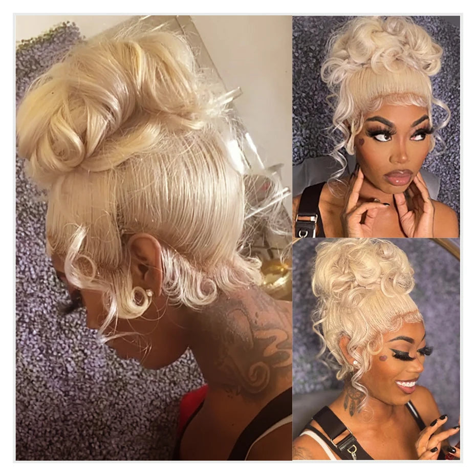 Monstar 360 Lace Frontal Wig HD Body Wave Remy Hair
