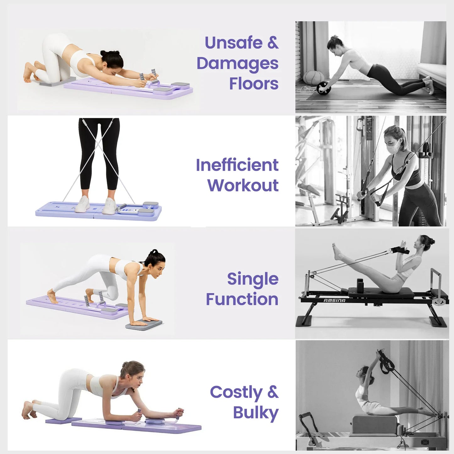 Ab Core Trainer Abdominal Exercise Board With Resistance Bands