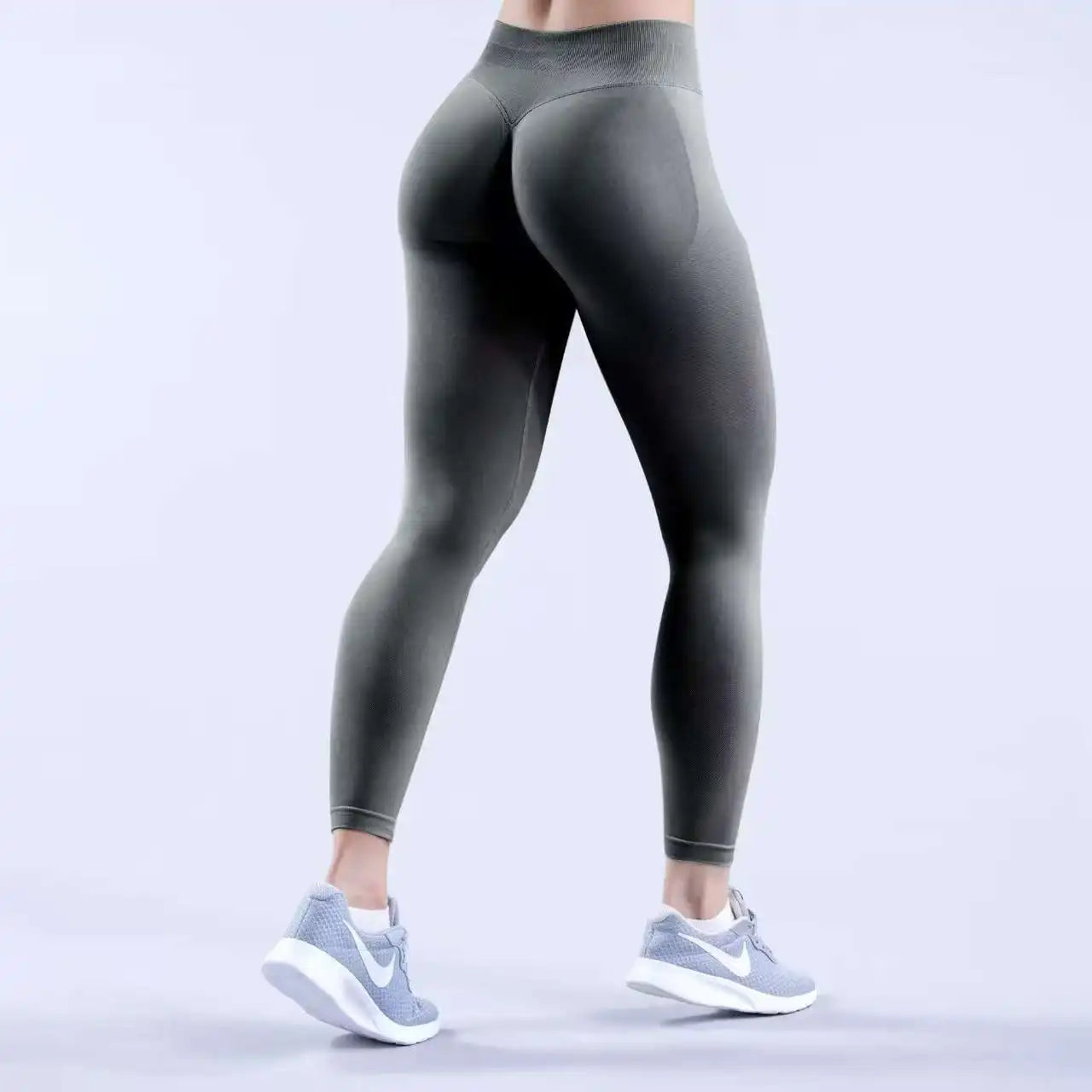Women Halter Neck Yoga Set 2 Piece High Waist Leggings Crop Top