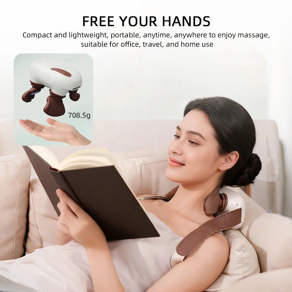 Foreverlily Bionic Pressure Neck Massager For Back And Shoulders