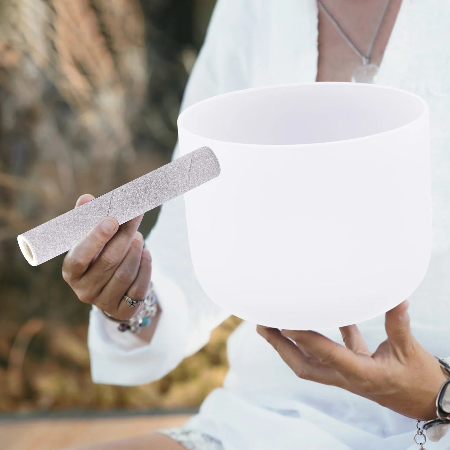 Crystal Singing Bowl Chakra Healing Instrument For Meditation And Yoga