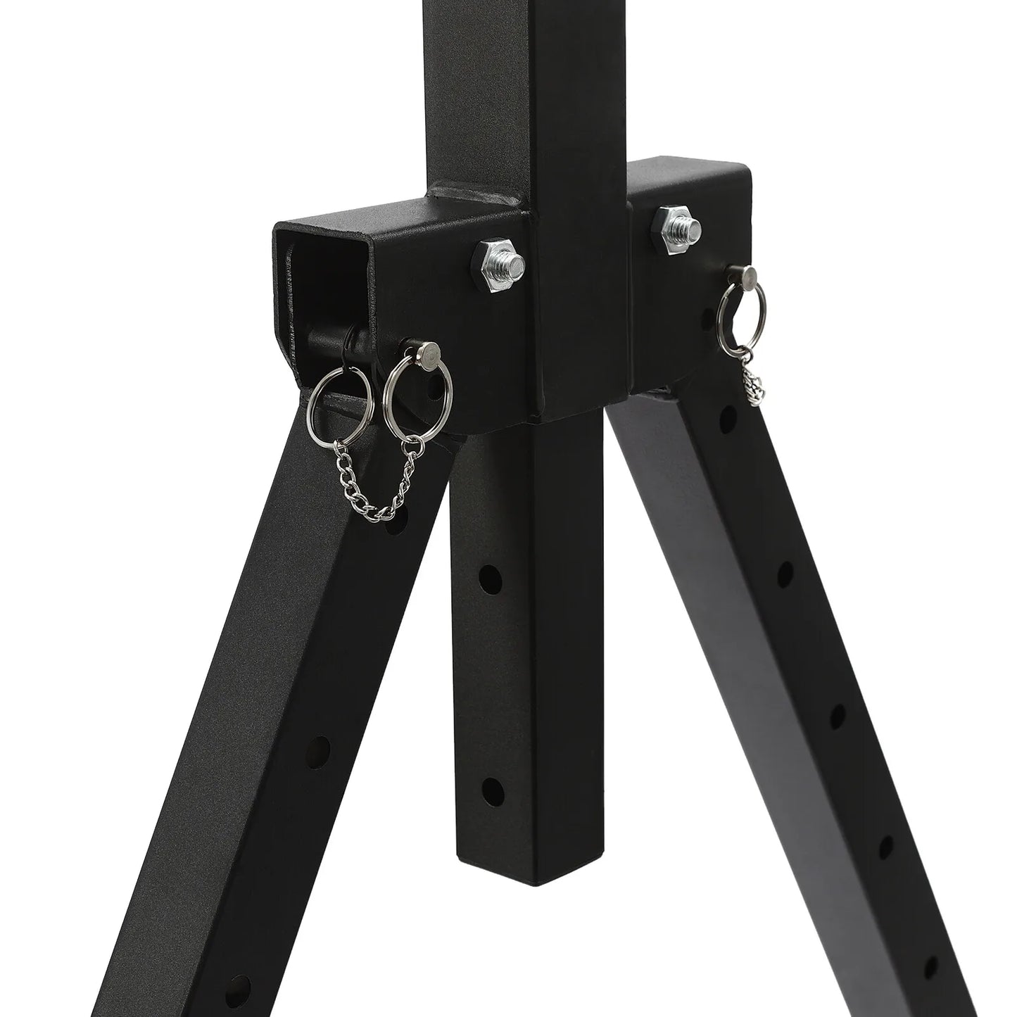 Triangular Pull Up Station Adjustable Height Foldable Home Gym Bar Carbon Steel Frame 200 Kg Capacity
