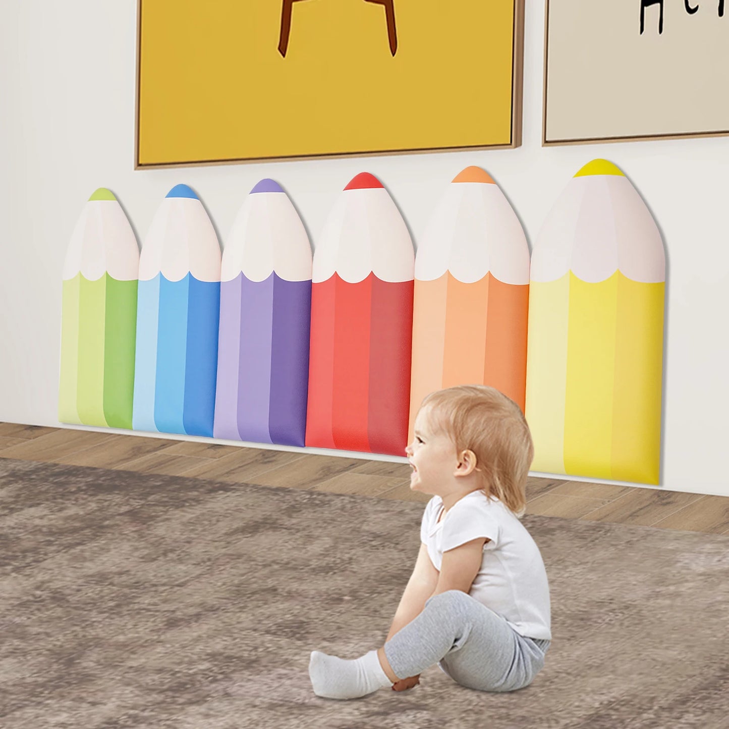 Pencil Wall Padding For Kids Self Adhesive Anti Collision Decor