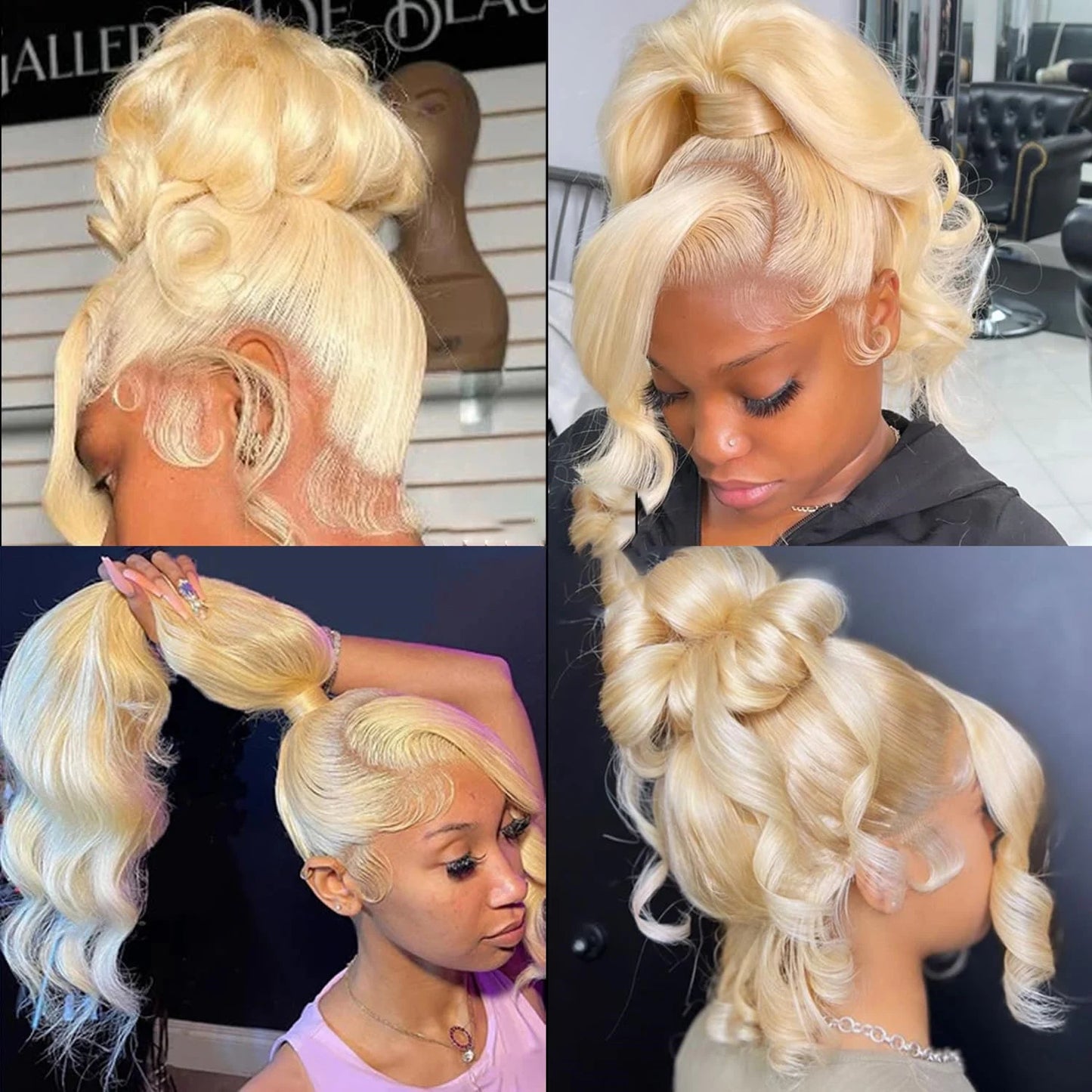 Monstar 360 Lace Frontal Wig HD Body Wave Remy Hair
