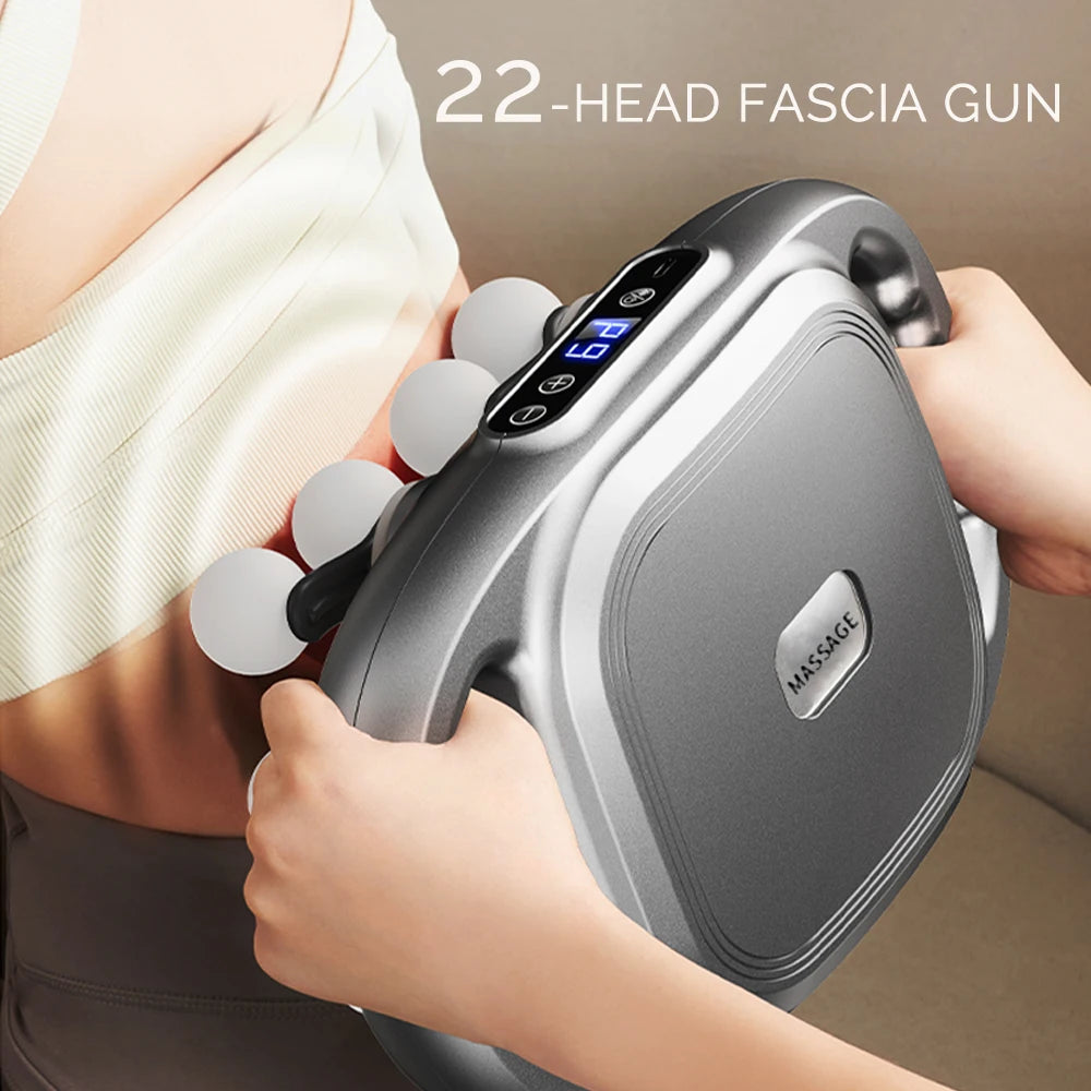 Foreverlily 22-Head Fascia Gun High-Frequency Massager