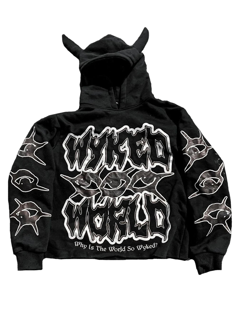 Street Gothic Hoodie Mens Hip Hop Style Hooded Sweatshirt