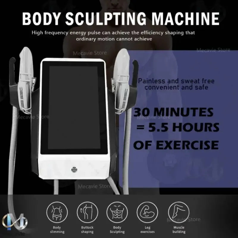 RF Body Contouring Machine Dual Handle Electromagnetic Weight Loss Device