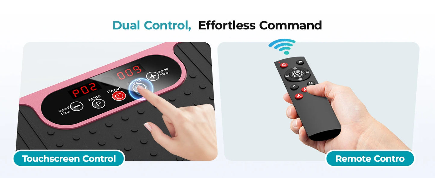 HTM Vibration Plate With Remote Control 120 Speed Levels