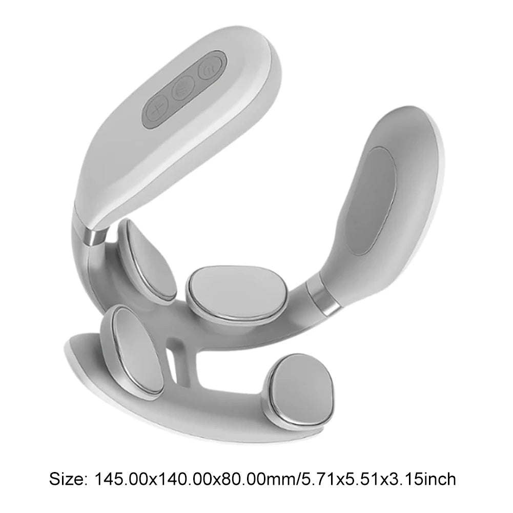 4 Head Neck Massager USB Rechargeable With 6 Modes