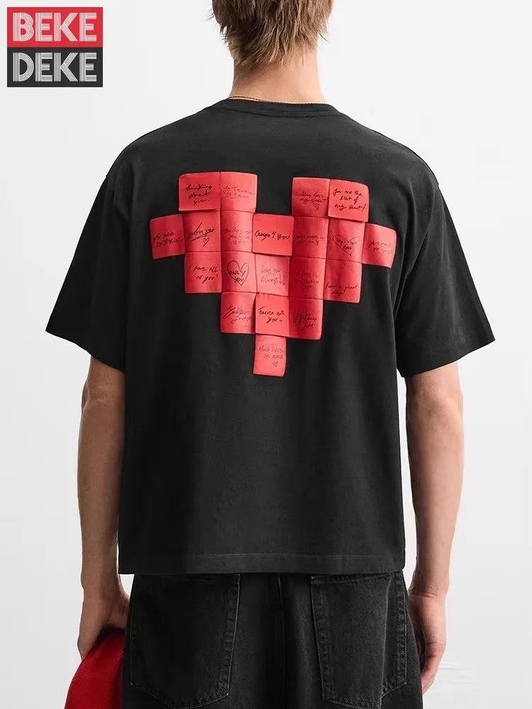 BEKEDEKE CN Mens Summer Cotton Tee ONeck Short Sleeve