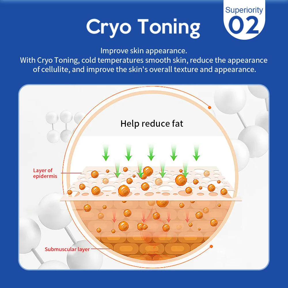 Myoslim Hot Cold Skin Firming Cryo Portable Facial Body Contouring