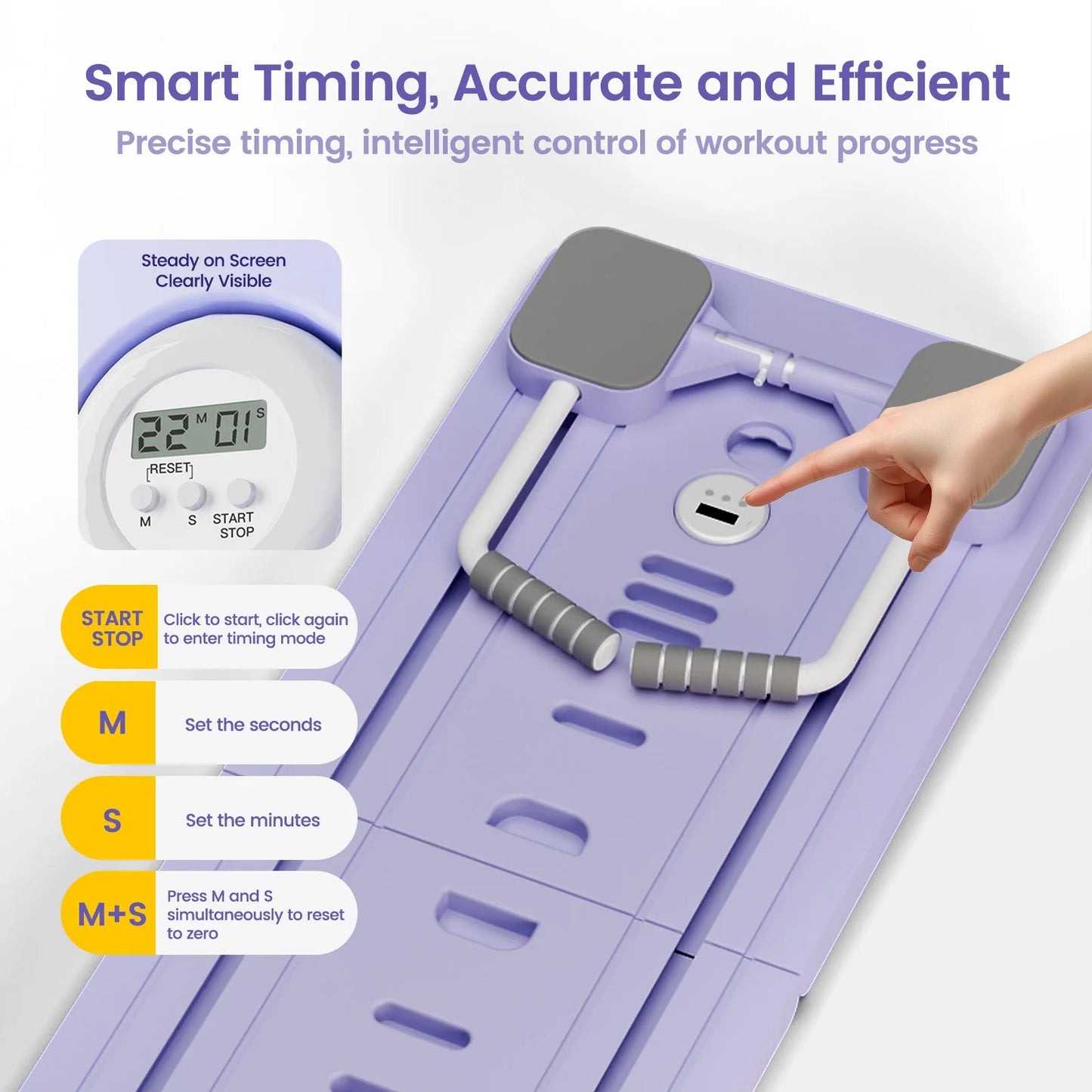 Ab Core Trainer Abdominal Exercise Board With Resistance Bands