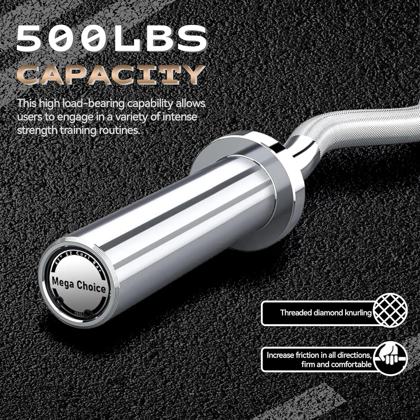 Twister CK EZ Curl Bar For Weightlifting And Powerlifting